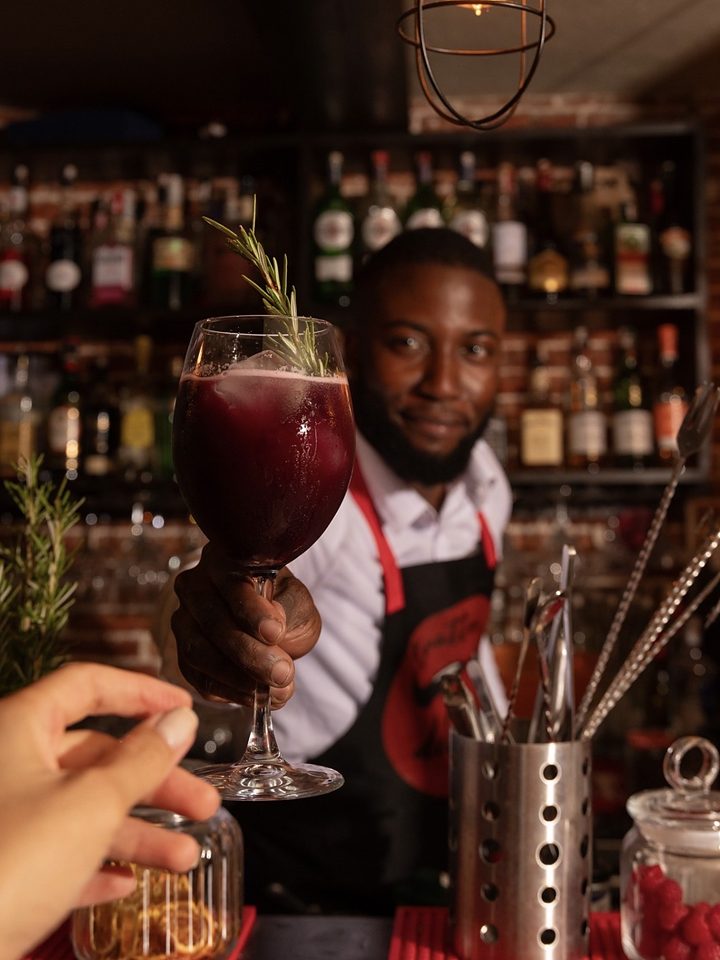 The bar and its bartender